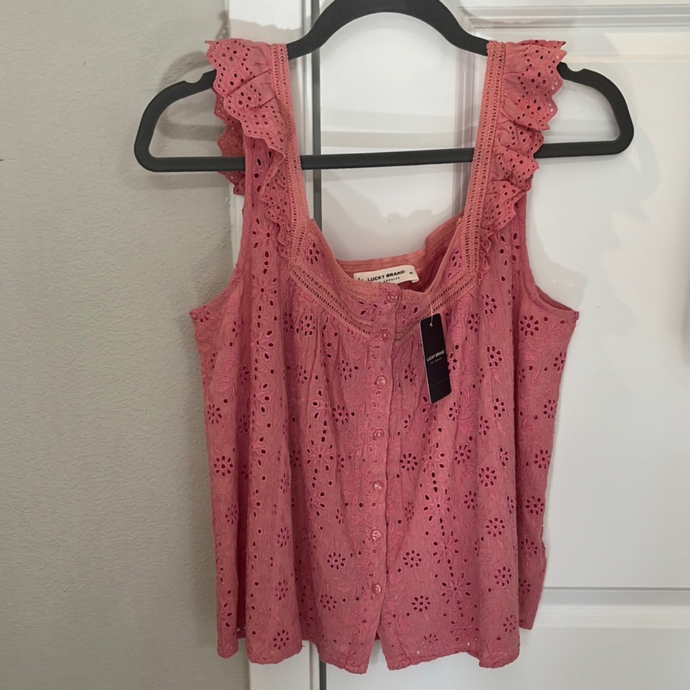Lucky eyelet top